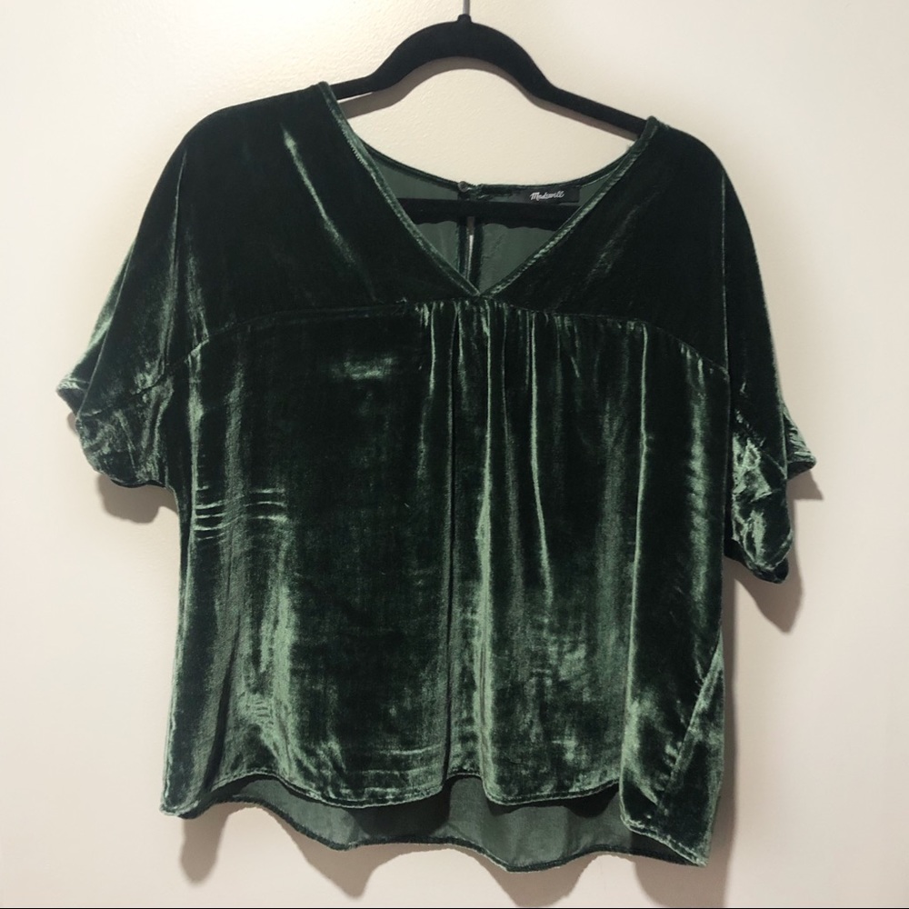 Madewell | Rhyme Velvet Blouse M